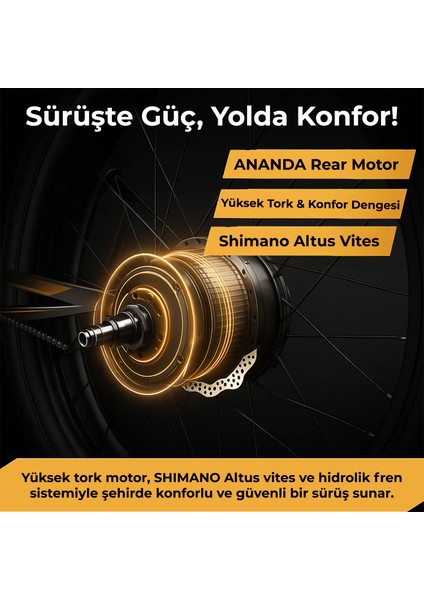 R-300 Elektrikli Katlanabilir Bisiklet 15ah Shimano Altus Hidrolik Fren Alüminyum Kadro