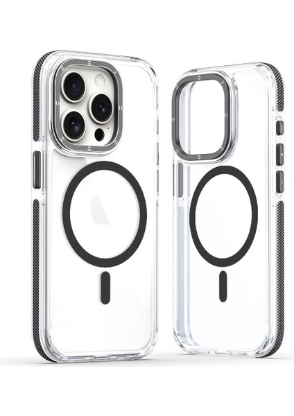 Apple iPhone 14 Pro Kılıf Manyetik Şarj Özellikli Px Acrylic Hybrid Tpu Kapak