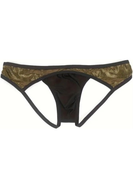 Erkek Gold Metalik Jockstrap Iç Giyim