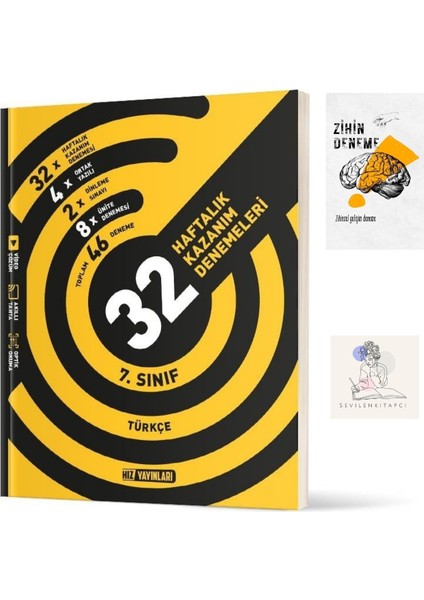 7.sınıf Türkçe 32 Hafta Denemeleri+Zihin Deneme+SSSK362