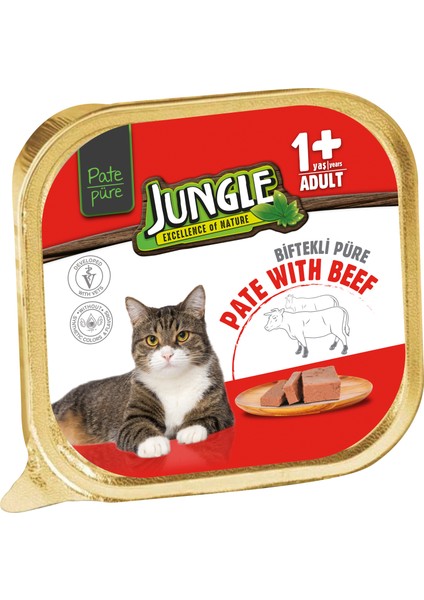 Yetişkin Kedi Püresi Biftekli 100 gr modelleri