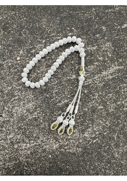 Zirkon Taşlı Gümüş Kazaziye Üç Püsküllü Tesbih modelleri