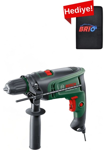 Elektrikli Darbeli Matkap Universalımpact 730 15 Parça X-Line Set Takım Çantası Hediyeli