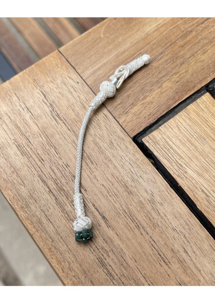 Gümüş Kazaziye Renkli Tomurcuk Modelli Tekli Tesbih Püskülü, Küçük ve Orta Boy Tespihler Için Uygun fiyatları