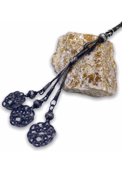 Gümüş Kazaziye Çakırbey Modeli Aşk Düğümü Üçlü Tesbih Püskülü fiyatları