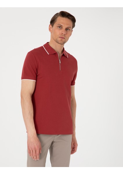 Erkek Nar Slim Fit Polo Yaka Tişört 50307516-VR239 modelleri
