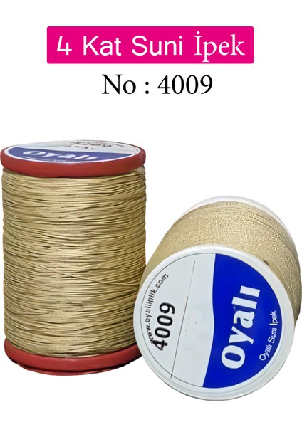 4 Kat Suni Ipek Iplik Iğne Oyası Boncuk Ipi Tığ Oyası NO:4009