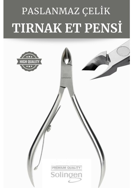 Tırnak Eti Pensi - Paslanmaz Çelik