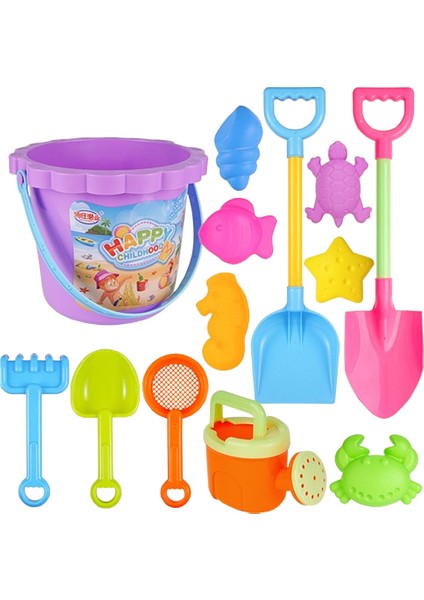 Çocuk Plaj Oyuncak Kovası 13 Parça Set (Yurt Dışından)