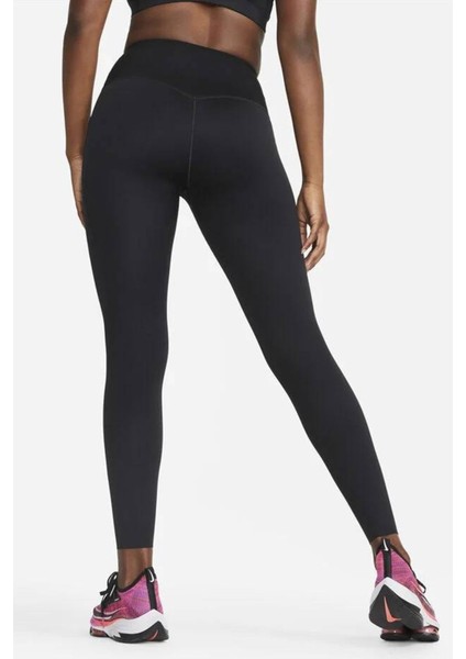 Trainng Go Dri Fit Infinalock Full Length 6 Cepli Toparlayıcı Reflektörlü Antrenman Taytı Siyah