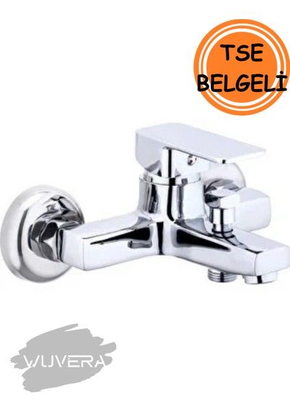 Neptün Serisi 40 Kartuşlu Kare Form Tse Belgeli Duvara Montaj Banyo Bataryası fiyatları