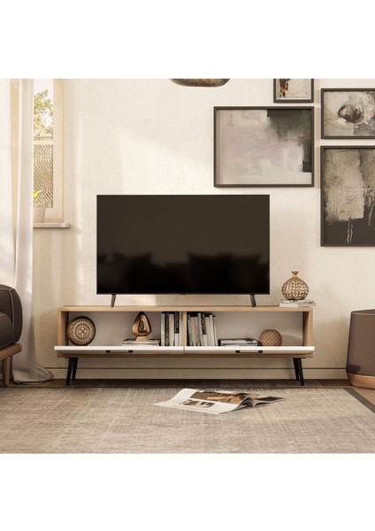 4064 Bold 138 cm Tv Ünitesi Sepet-Beyaz fırsatları