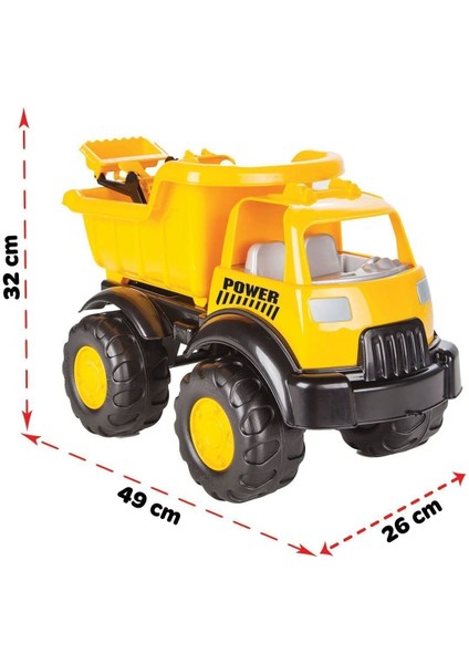 06 518 Power Iş Makineli Kamyon -Pilsan Oyuncak