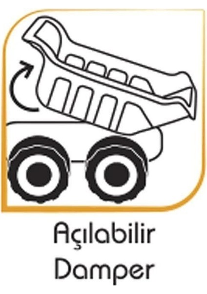 06 518 Power Iş Makineli Kamyon -Pilsan Oyuncak