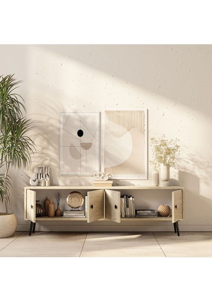 4050 Next 150 cm Tv Ünitesi Traverten fırsatları
