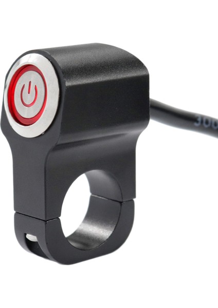 Motosiklet LED Far Aç Kapa Metal Anahtar Tekli Buton Swich 2 Modlu