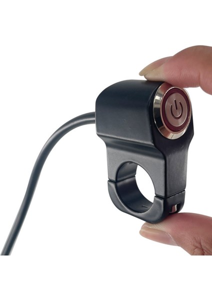 Motosiklet LED Far Aç Kapa Metal Anahtar Tekli Buton Swich 2 Modlu fiyatları