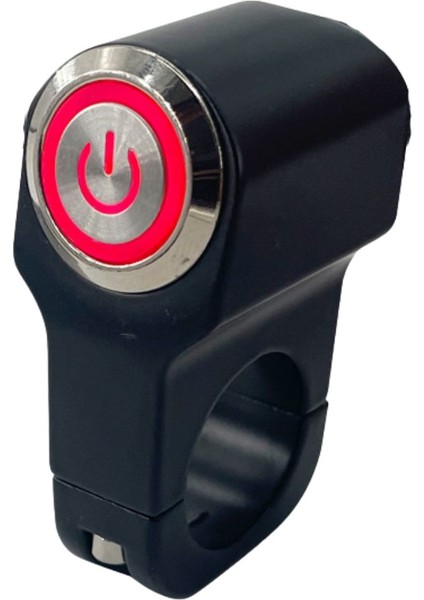 Motosiklet LED Far Aç Kapa Metal Anahtar Tekli Buton Swich 2 Modlu fırsatları
