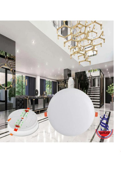 36W Ayarlı Çap Beyaz Işık LED Spot (5-22 Çaplı )-1 Adet fiyatları