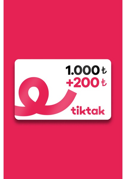 1000 TL + 200 TL Hediye Puan