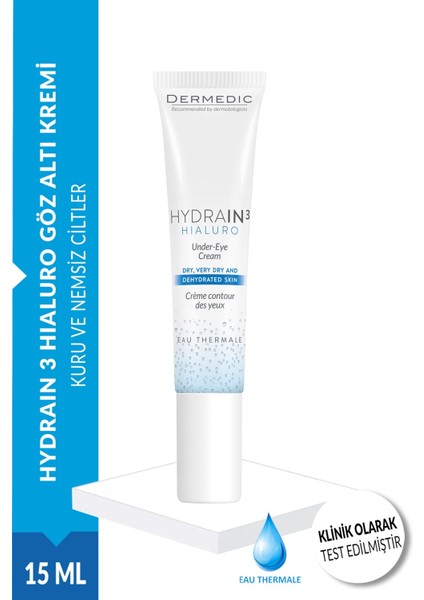 Hydraın3 Göz Altı Kremi 15ML