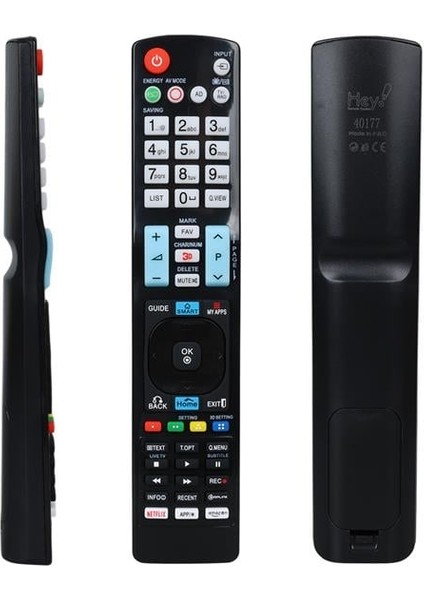 Hey RM-L930+3 Lg Netflix Amazon Tuşlu LCD LED Tv Üniversal Kumanda