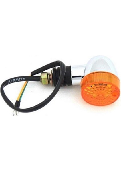 Sinyal Sarı Camlı Krom Çita