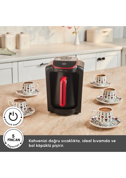 Hatır Neo Türk Kahve Makinesi Cranberry