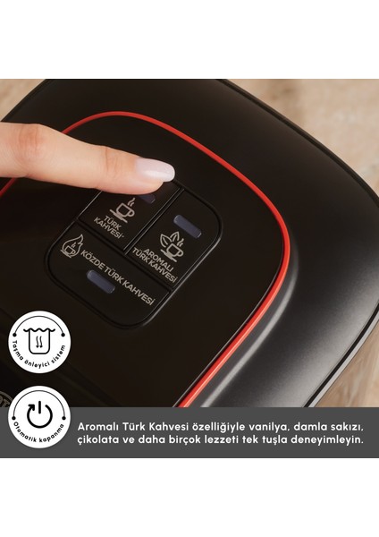Hatır Neo Türk Kahve Makinesi Cranberry