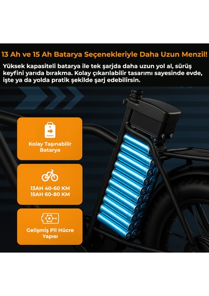 R-300 Elektrikli Katlanabilir Bisiklet 15ah Shimano Altus Hidrolik Fren Alüminyum Kadro
