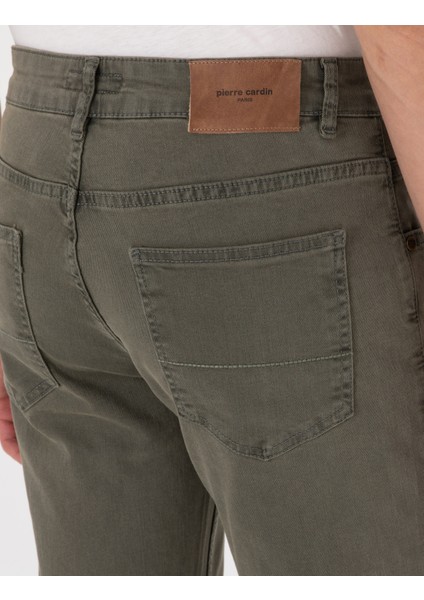 Erkek Haki Slim Fit Jean Pantolon 50302666-VR027