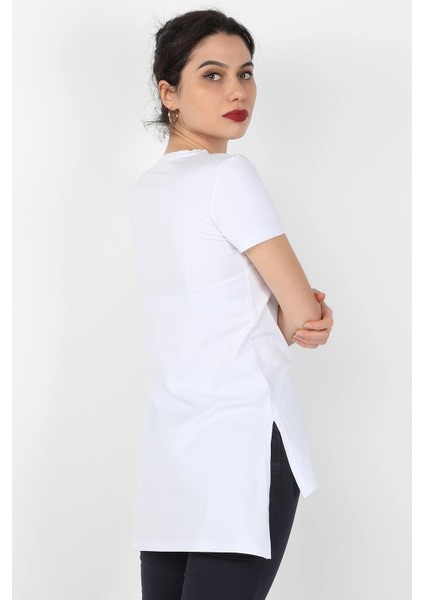 Süprem Tunik Beyaz