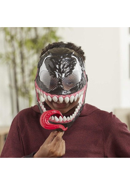 Marvel Spider-Man Venom Versus Maskesi – Hareketli Dilli Ayarlanabilir Kostüm Maskesi (5+ Yaş) fiyatları