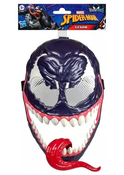 Marvel Spider-Man Venom Versus Maskesi – Hareketli Dilli Ayarlanabilir Kostüm Maskesi (5+ Yaş) indirimleri