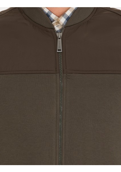 Erkek Haki Regular Fit Hırka 50271416-VR027