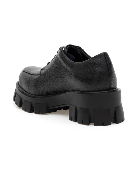 Kadın Siyah Deri Casual Ayakkabı 50296421-VR046