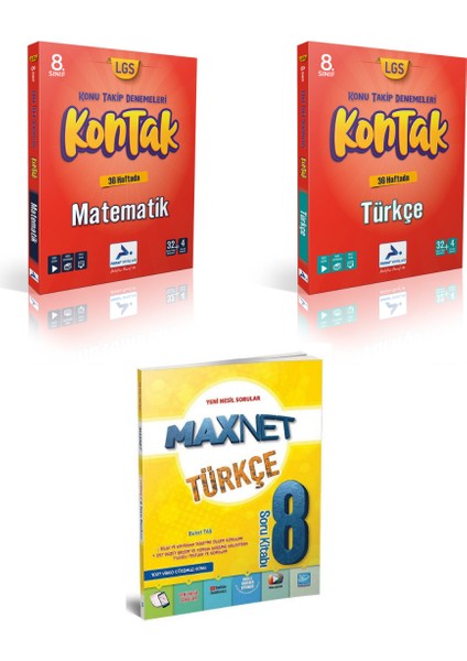 8.sınıf Kontak Türkçe Matematik Deneme & 8.sınıf