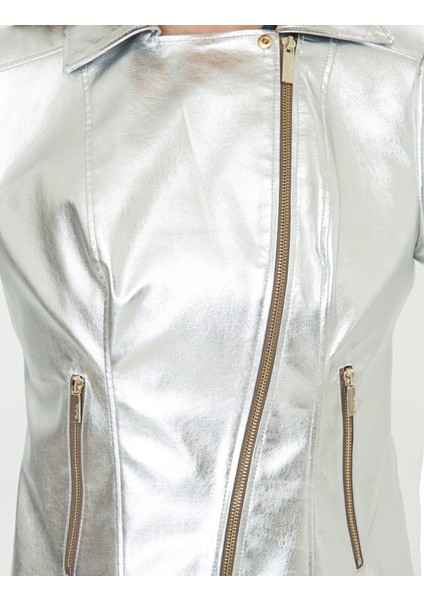 Kadın Bronz Slim Fit Mont 50248487-VR129