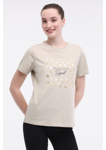 Wl Borıs 11bt201 5fx Haki Kadın Kısa Kol T-Shirt