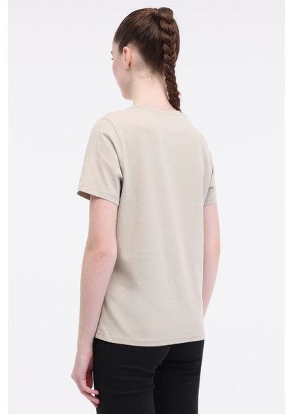 Wl Borıs 11bt201 5fx Haki Kadın Kısa Kol T-Shirt
