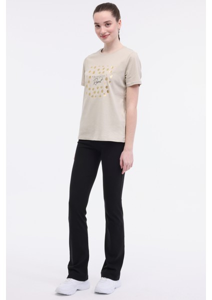 Wl Borıs 11bt201 5fx Haki Kadın Kısa Kol T-Shirt