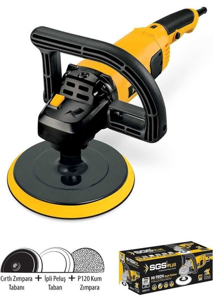 Sgs 5115 Polisaj Makinesi 180 mm 1400 Watt