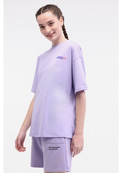 Wl Moıra 11F212 5fx Mor Kadın Kısa Kol T-Shirt