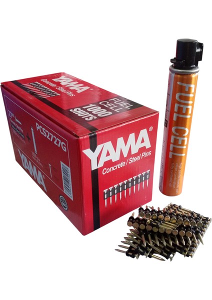 YAT-GNX40 Gazlı Betona Çivi Çakma Tabancası Çivi Çakma Derinlik Ayarlanabilir 3 İşlevli Başlık 5 Kutu Çivi Hediyeli Gaz Dahil indirimleri