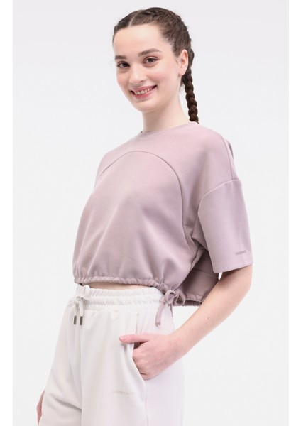 Wl Lın 11QFYY433-084 5fx Vizon Kadın Kısa Kol T-Shirt