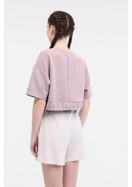 Wl Lın 11QFYY433-084 5fx Vizon Kadın Kısa Kol T-Shirt fiyatları