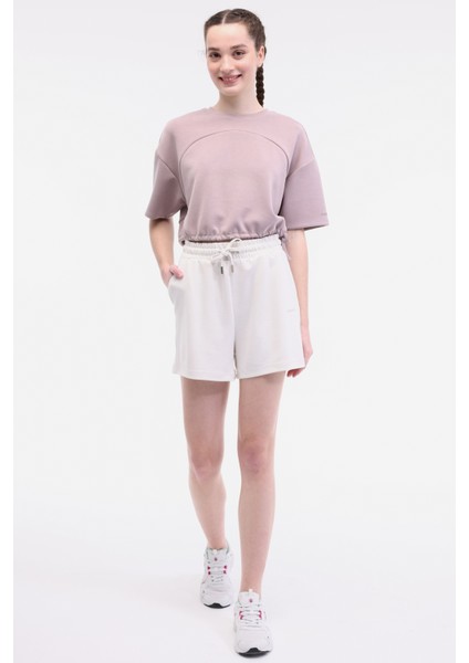 Wl Lın 11QFYY433-084 5fx Vizon Kadın Kısa Kol T-Shirt modelleri