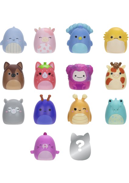 Squish-A-Longs 14 Figür + Yüzük Set Seri 2 AL0066