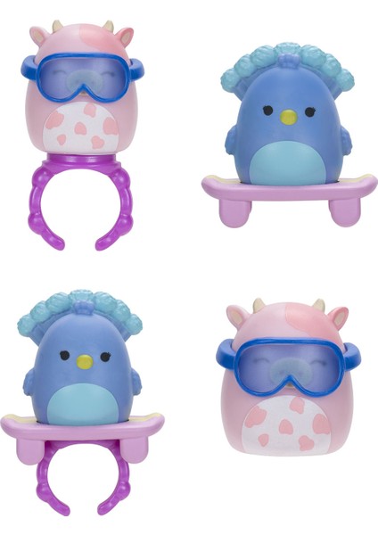 Squish-A-Longs 14 Figür + Yüzük Set Seri 2 AL0066