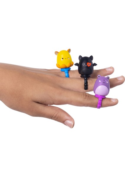 Squish-A-Longs 14 Figür + Yüzük Set Seri 2 AL0066